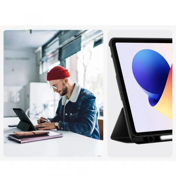 Puzdro Tech-Protect SC Pen pre Xiaomi Poco Pad M1 / Redmi Pad 2 Pro 12.1, čierne