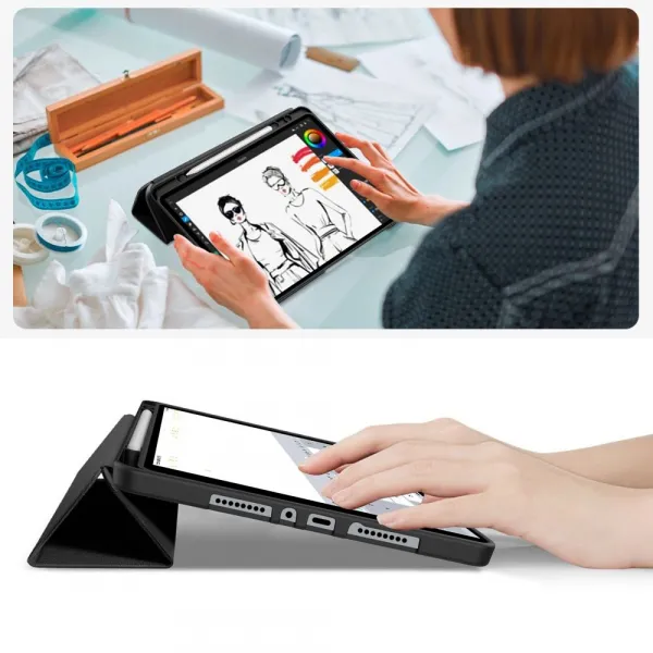 Puzdro Tech-Protect SC Pen pre Xiaomi Poco Pad M1 / Redmi Pad 2 Pro 12.1, čierne