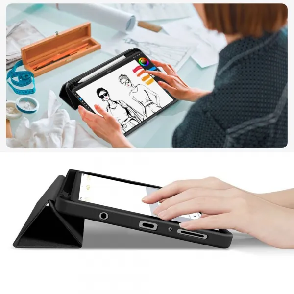 Tech-Protect SC Pen Canvas puzdro na Samsung Galaxy Tab A9 Plus / A11 Plus 11'', čierne (TEC335305)