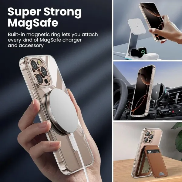 Tech-Protect Flex MagSafe kryt na iPhone 16 Pro, priesvitný