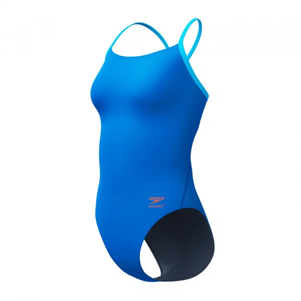 Speedo solid flyback 2.0 blue m - uk34