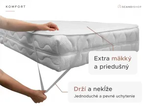 Nepremokavý chránič na matrac PREŠÍVANÝ 200x220 cm