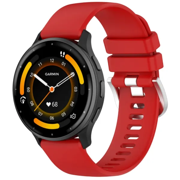 RUBBER Vymeniteľný remienok pre Garmin Venu 3 / Venu 4 45mm červený