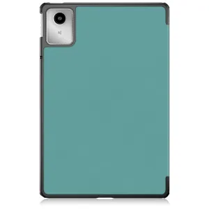 LEATHER Zaklápací kryt pre Lenovo Tab M11 / K11 zelený