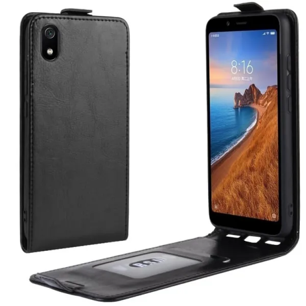 Vyklápacie puzdro Xiaomi Redmi 7A čierne