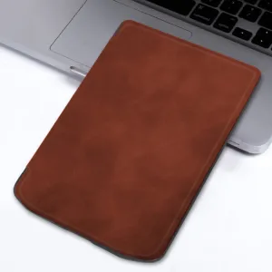 SOFT Zaklápacie puzdro Pocketbook 629 Verse / Pocketbook 634 Verse Pro hnedé