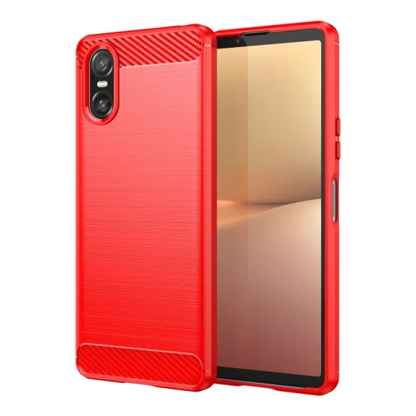 FLEXI TPU Ochranný kryt Sony Xperia 10 VI červený