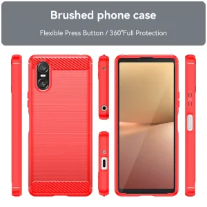 FLEXI TPU Ochranný kryt Sony Xperia 10 VI červený