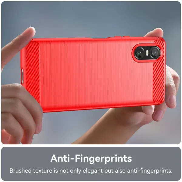 FLEXI TPU Ochranný kryt Sony Xperia 10 VI červený
