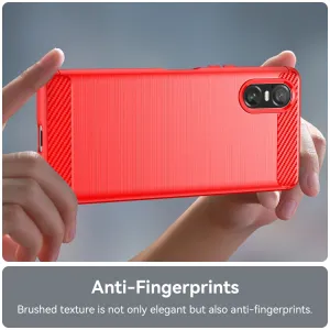 FLEXI TPU Ochranný kryt Sony Xperia 10 VI červený