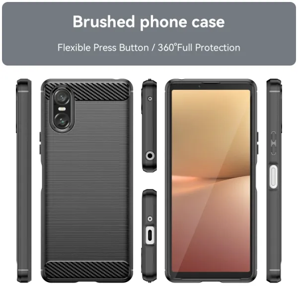 FLEXI TPU Ochranný kryt Sony Xperia 10 VI čierny