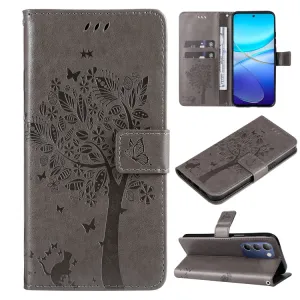 ART CAT Peňaženkový kryt pre Vivo V40 SE 5G šedý