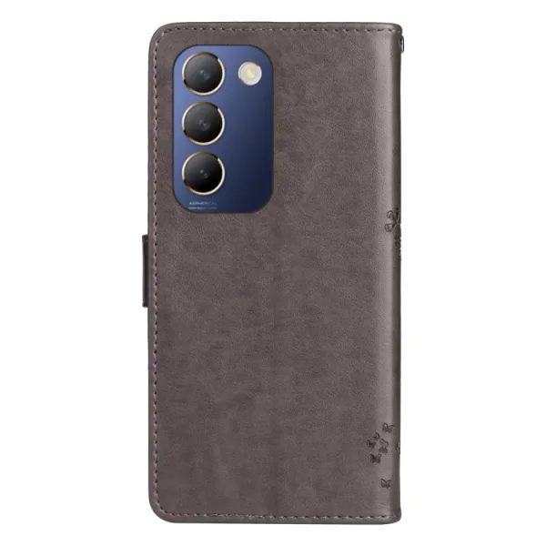 ART CAT Peňaženkový kryt pre Vivo V40 SE 5G šedý