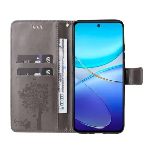 ART CAT Peňaženkový kryt pre Vivo V40 SE 5G šedý