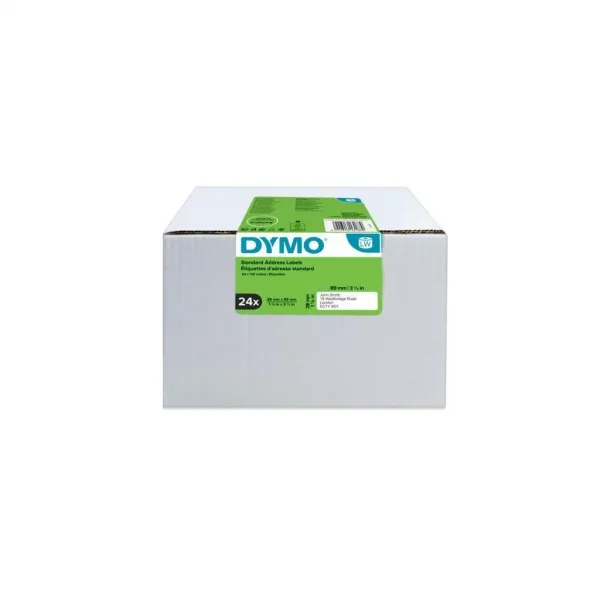 Samolepiace etikety Dymo LW 89x28mm adresné biele 3120ks