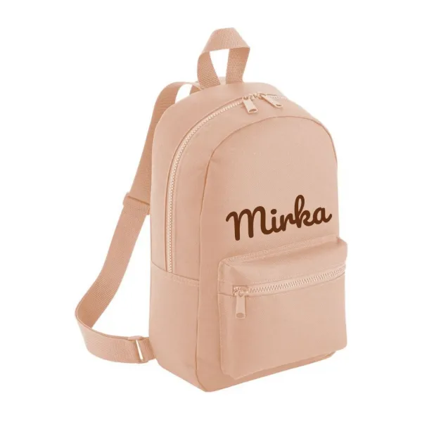BagBase ruksak s menom Pastel Farba: modrá tmavá