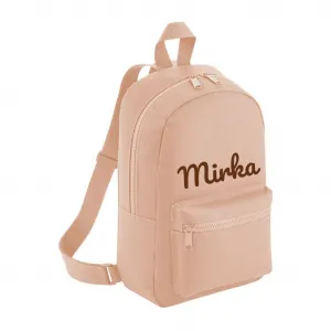 BagBase ruksak s menom Pastel Farba: modrá tmavá