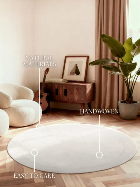 Koberec Villeroy & Boch Kollektion 1812 Kivi Cream kruh