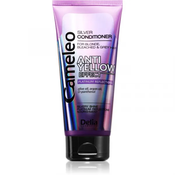 Delia Cosmetics Cameleo Silver kondicionér pre blond a šedivé vlasy neutralizujúci žlté tóny 200 ml
