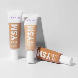 Inglot PlayInn YSM vyhladzujúci make-up pre mastnú a zmiešanú pleť odtieň 49 30 ml