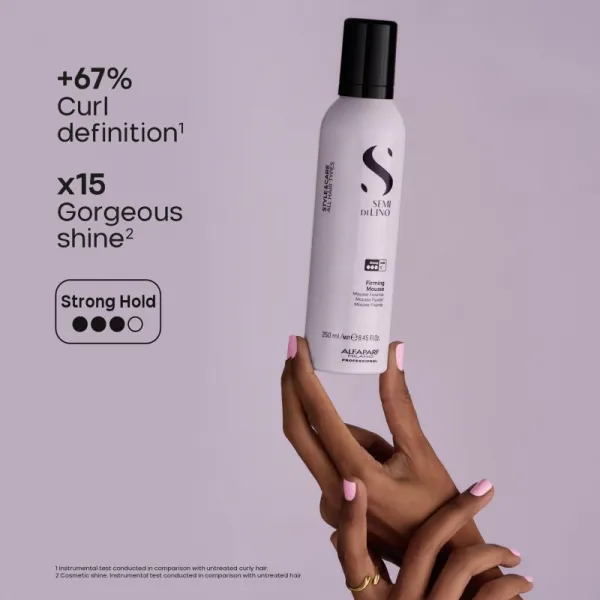 Alfaparf Milano Semi di Lino Style&Care Firming mousse pena so silnou fixáciou na vlasy 250 ml