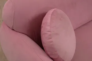 Hanah Home Třímístná pohovka Eddy 223 cm růžová