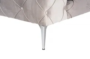 Hanah Home Čtyřmístná pohovka Como 344 cm šedá
