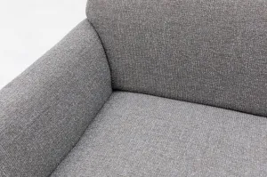 Hanah Home Třímístná pohovka Eddy 223 cm světle šedá