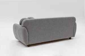 Hanah Home Třímístná pohovka Eddy 223 cm světle šedá