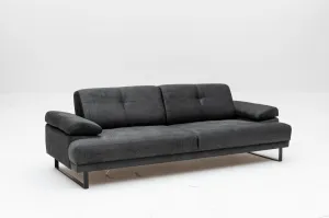 Hanah Home Třímístná pohovka Mustang 239 cm antracitová