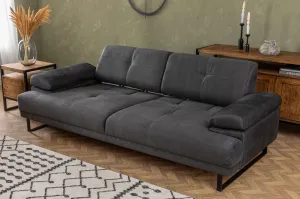 Hanah Home Třímístná pohovka Mustang 239 cm antracitová