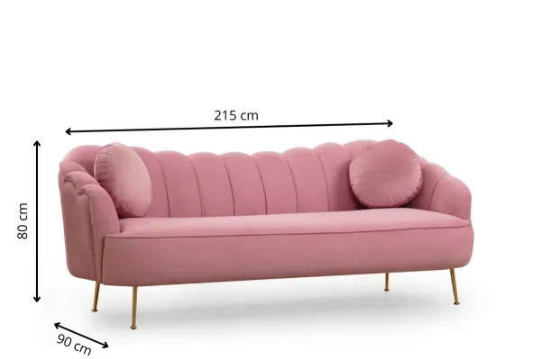 Trojmiestna pohovka Istiridye - Rose