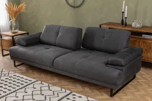 Hanah Home Třímístná pohovka Mustang 239 cm antracitová