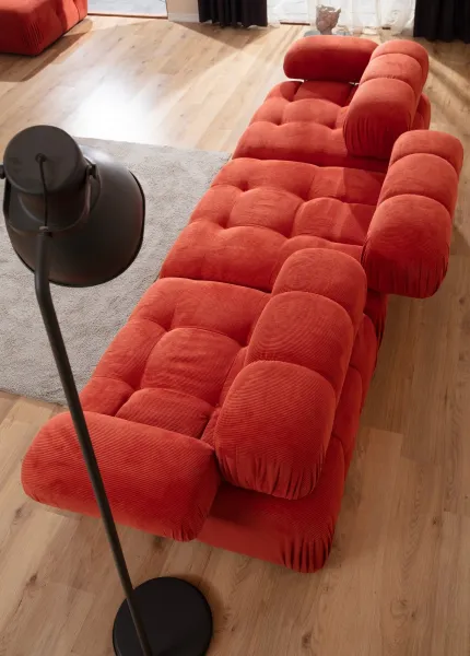 Trojmiestna pohovka Doblo 3 Seater ( L1-O1-1R) - Red