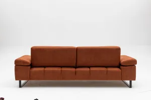 Hanah Home Třímístná pohovka Mustang 239 cm oranžová