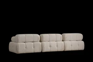 Trojmiestna pohovka Doblo 3 Seater ( L1-O1-1R) - Cream Bouclette