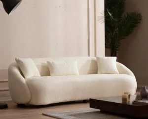 Trojmiestna pohovka Napoli Cream Bouclette