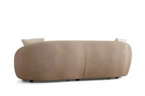 Hanah Home Třímístná pohovka Napoli 230 cm cappuccino