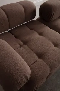 Trojmiestna pohovka Doblo 3 Seater ( L1-Pouffe-1R) - Cappucino