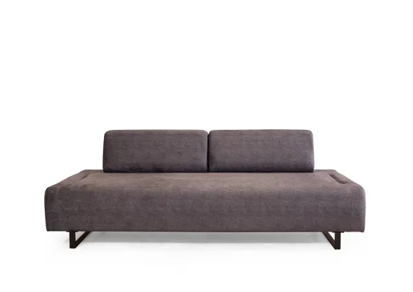 Hanah Home Třímístná pohovka Infinity 220 cm se stolkem antracitová