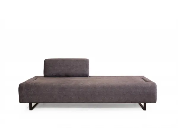 Hanah Home Třímístná pohovka Infinity 220 cm se stolkem antracitová