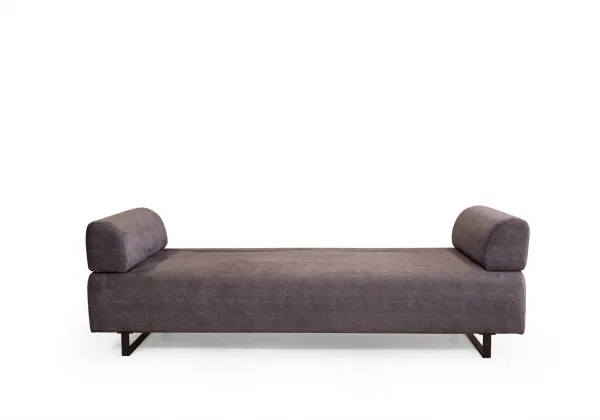 Hanah Home Třímístná pohovka Infinity 220 cm se stolkem antracitová