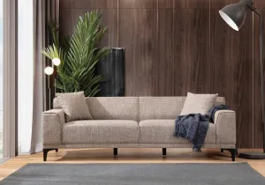 Hanah Home Třímístná pohovka Petra 212 cm béžová