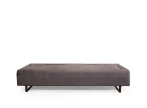 Hanah Home Třímístná pohovka Infinity 220 cm se stolkem antracitová