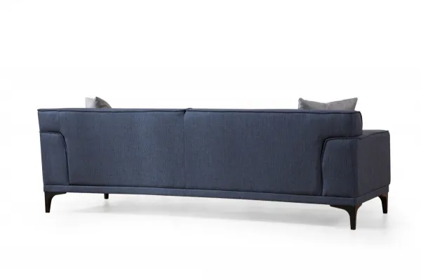 Hanah Home Třímístná pohovka Petra 212 cm modrá