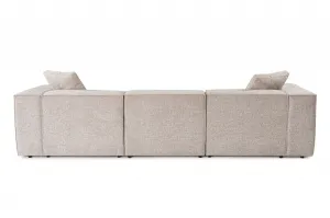 Hanah Home Třímístná pohovka Lora 303 cm mocha