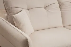 Hanah Home Třímístná pohovka Costor 230 cm krémová