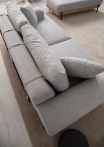 Trojmiestna pohovka Eti Oak 3 Seater -Grey