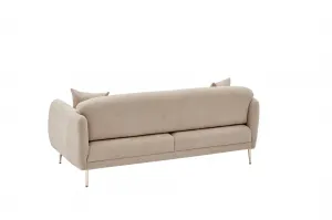 Trojmiestna rozkladacia pohovka Simena - Beige