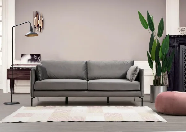 Hanah Home Třímístná pohovka Sino 217 cm šedá